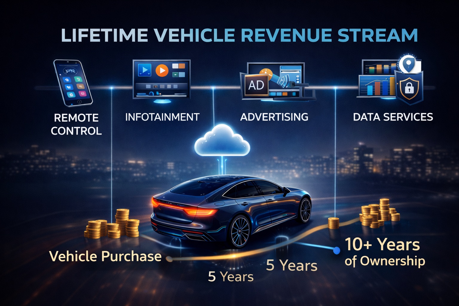 Connected Vehicle Services Business – New Revenues for Automotive OEMs that Last for the Life of the Vehicle